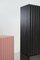 High Black Solid Wood Basalt Collection Column Sideboard by Accardi Buccheri for Medulum 3