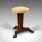 Antique English Adjustable Piano Stool, 1820s 1