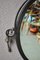 Espejo Art Déco biselado de hierro forjado, Imagen 3