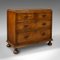 Victorian English Walnut Chest of Drawers, Image 1