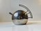 Vintage Italian Polished Stainless Steel Teapot, Image 1