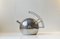 Vintage Italian Polished Stainless Steel Teapot 2