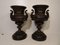 French Bronze & Patinated Cast Iron Medici Vases on Marble Bases, 19th Century, Set of 2, Image 15