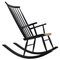 Varjonen Wood Processing Beech Rocking Chair, Finland, 1960s, Image 1