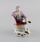 Antique German Hand Painted Porcelain Figure, Noble Boy with Book 2