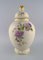 Large Lidded Vase in Cream Colored Porcelain, Image 5