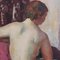 Charles Kvapil, Nude Viewed From the Back, 1937, Oil on Canvas, Framed 10