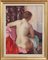 Charles Kvapil, desnudo visto de espaldas, 1937, óleo sobre lienzo, enmarcado, Imagen 1