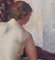 Charles Kvapil, desnudo visto de espaldas, 1937, óleo sobre lienzo, enmarcado, Imagen 9