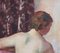 Charles Kvapil, Nude Viewed From the Back, 1937, Oil on Canvas, Framed 7