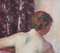 Charles Kvapil, Nude Viewed From the Back, 1937, Oil on Canvas, Framed, Image 7