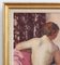 Charles Kvapil, desnudo visto de espaldas, 1937, óleo sobre lienzo, enmarcado, Imagen 4