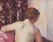 Charles Kvapil, desnudo visto de espaldas, 1937, óleo sobre lienzo, enmarcado, Imagen 5