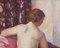 Charles Kvapil, Nude Viewed From the Back, 1937, Oil on Canvas, Framed 5