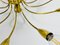 Brass 12-Arm Sputnik Chandelier Attributed to Arredoluce, 1950s, Image 10