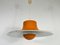 Space Age Orange Pendant Lamp from Erco, Germany, 1970s, Image 3