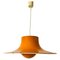 Space Age Orange Pendant Lamp from Erco, Germany, 1970s, Image 1