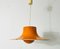 Space Age Orange Pendant Lamp from Erco, Germany, 1970s 2
