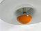 Space Age Orange Pendant Lamp from Erco, Germany, 1970s, Image 7