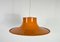 Space Age Orange Pendant Lamp from Erco, Germany, 1970s, Image 6