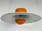 Space Age Orange Pendant Lamp from Erco, Germany, 1970s, Image 4