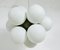 Mid-Century Space Age White Atomic Pendant from Kaiser, Germany, 1960s 5