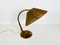 Mid-Century Teak & Rattan Table Lamp from Temde, 1970s 5