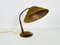 Lampe de Bureau Mid-Century en Teck et Rotin de Temde, 1970s 2