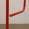 Valet Stand in Red Lacquered Steel, 1980s 5