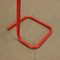 Valet Stand in Red Lacquered Steel, 1980s 6