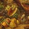 Natura morta con frutta e pesce, 1918, olio su tela, con cornice, Immagine 5