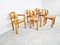 Pine Wood Dining Chairs by Rainer Daumiller for Hirtshals Savvaerk, 1980s, Set of 6 5