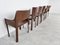 Vintage Leather Brazilian Dining Chairs by Mario Bellini, 1980s, Set of 6 2