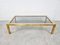 Vintage Brass and Chrome Coffee Table, 1970s 8