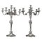 Large 19th Century Candelabras in Solid Silver by Odiot, Set of 2 1