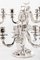 Candélabres Art Déco en Argent par Gustave Keller, Set de 4 4