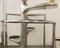Escalier Mid-Century en Aluminium et Caoutchouc par Roger Tallon 4