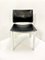 Mid-Century Modern Wood and Leather Chairs, Italy, 1970s, Set of 4, Image 3