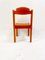 Mid-Century Modern Orange Holzstühle, Italien, 1960er, 6er Set 2