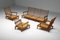 Postmodernes niederländisches 3-Sitzer Sofa aus Rattan & Holz von Gerard Van Den Berg für Montis, 1934 17