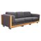 Italian Mod. 920 Three Seats Sofa in Dark Blue by Afra and Tobia Scarpa for Cassina, 1970 1