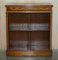 Sheraton Revival Burr Elm & Walnut Inlay Dwarf Bookshelf 2