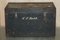 Original Fully Stamped Army & Navy CLS Steamer Campaign Trunk with Zinc Lining 2