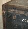 Original Fully Stamped Army & Navy CLS Steamer Campaign Trunk with Zinc Lining 8