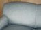 Chelsea Silk Velvet Upholstered Two Seat Sofa by George Smith 7