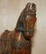 Dekorative indische handgeschnitzte & bemalte Holzstatue eines Pferdes 12