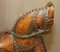 Dekorative indische handgeschnitzte & bemalte Holzstatue eines Pferdes 10