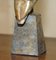 Vintage Eule aus massiver Bronze von Alan Biggs 11