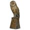 Vintage Solid Bronze Owl by Alan Biggs 1