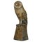 Vintage Solid Bronze Owl by Alan Biggs, Image 1